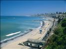 Lima coastline